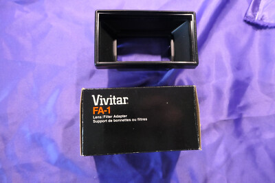VIVITAR-Blitz + VIVITA FA-1 ...Filter + Objektiv-Adapter