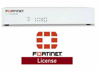 Fortinet FortiGate FG-80F Firewall + 1 year Enterprise license FG