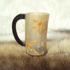 # Cow Horn Viking Beer Mug. Perfect For Re-enactment LARP Camping Home Parties