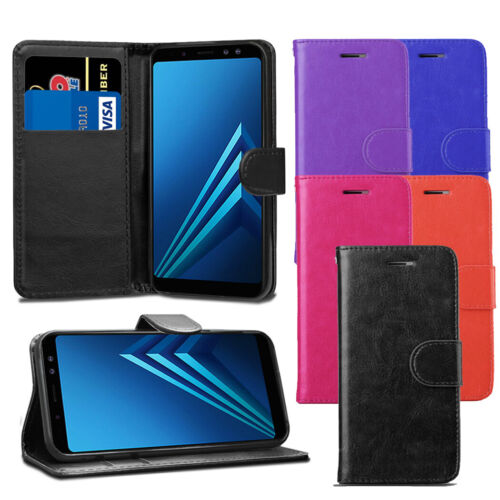 For Samsung Galaxy S4 Mini i9190 i9195 black Flip Leather Stand Case Cover - Photo 1/8