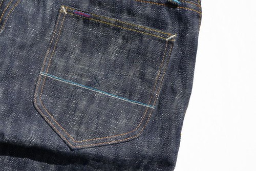 SAMURAI JEANS S710SXJ-SSG "MAKOTO" 18OZ SLUB DENIM JEANS SLIM STRAIGHT Non Wash - Picture 9 of 18