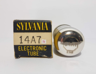 14A7 SYLVANIA *NOS* & *NEU IM KARTON* GETESTET AUF TV7D/U X1