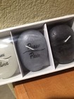 Serenity Faux Rock Candles Set of 3- Calm/Peace/Serenity NIP — photo 3