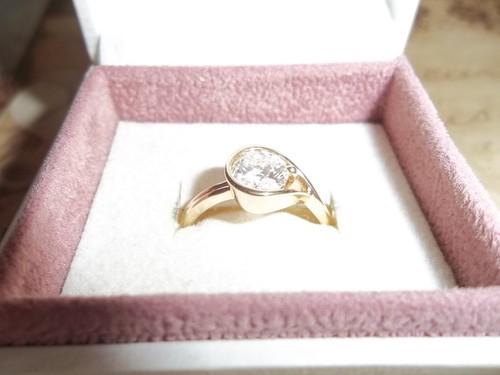 Genuine Pandora 1 Carat Lab-grown 14k Gold & Diamond Ring 159450C01 54 RRP £1490 - Picture 3 of 4