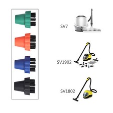 Rundbürstenset Bürste Düse für Kärcher SV7 SV1802 SV1902 Dampfsauger Zubehör