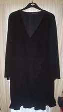 Black pretty little thing dress size 18