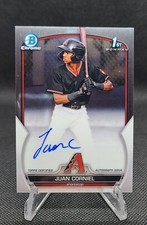 2023 Bowman Chrome JUAN CORNIEL 1st Rookie RC Prospect Auto Signature Dbacks