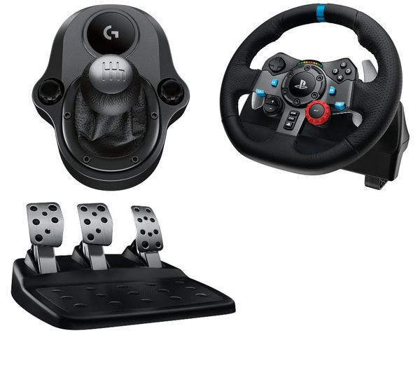 Logitech G29 Driving Force Race Wheel PS4 + Logi G Driving Force Shifter  Bundle (Non-Retail Packaging) 