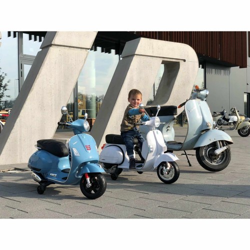 Scooter per Vespa PX elettrico 12V blu 1 velocità 2 km/h senza batteria - Imagen 2 de 4