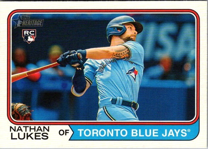 2023 Topps Heritage High Number - #667 Nathan Lukes (RC)
