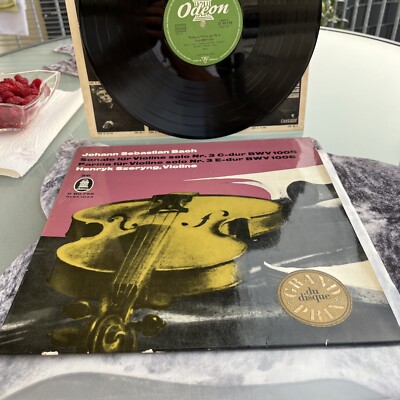 BACH- SONATE/PARTITA VIOLINE SOLO NO3 LP HENRYK SZERYNG M620