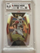 2021 Select Football Rondale Moore Silver Die Cut Premier Level RC  HGA 9