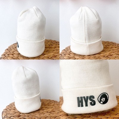 Rare Hysteric Glamor Hat Logo Embroidery Knit Cap Beanie His Girl 