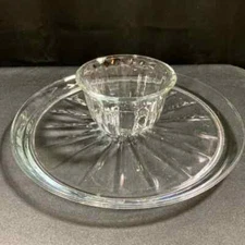 Modern Style Chip and Dip Set. Can also be used as Fruit or Veggie Tray with Dip