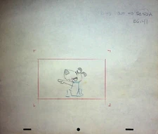 Loopy De Loop 1963 JERRY EISENBERG Hand-Drawn Production Pencil Layout