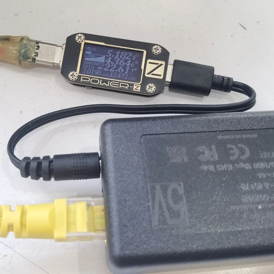 5V 5.1V 4A Active PoE Splitter for Raspberry Pi 5 RPi5 4B USB TYPE C Gigabit US - Image 3 of 4