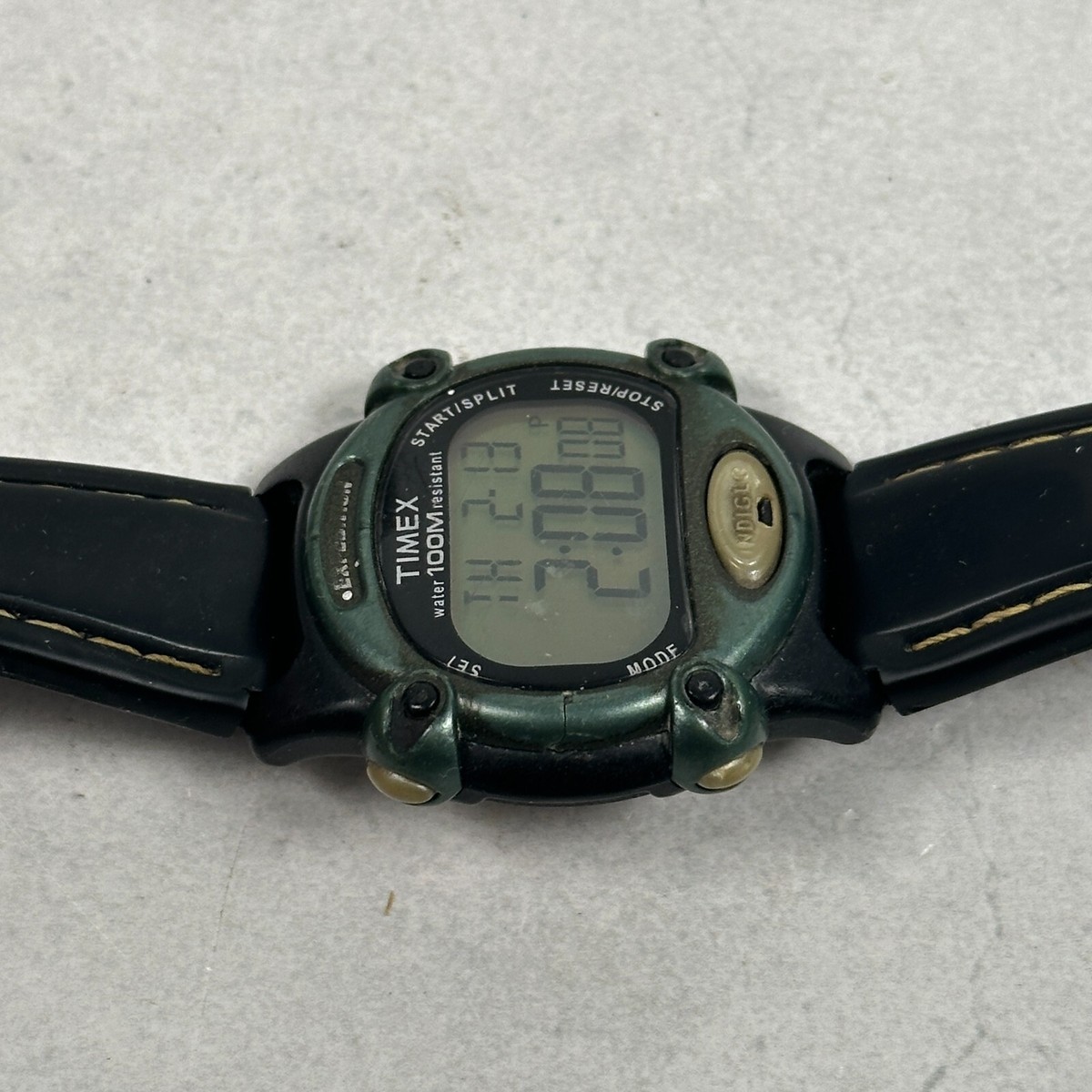 Timex Expedition Watch Mens 39mm Green Dial Digital Outdoors