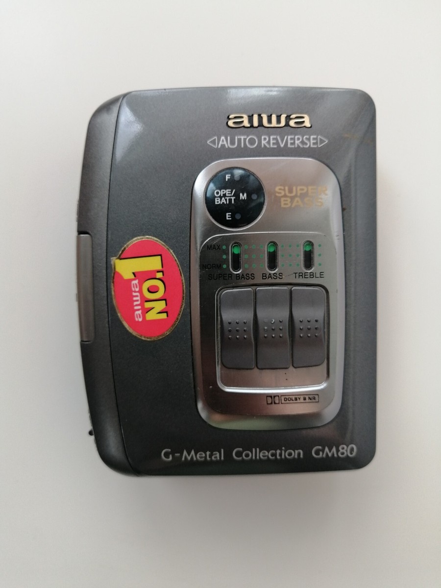 AIWA HS-R9 カセットプレーヤー AUTO REVERSE AIWA HS-R9ラジオカセットプレーヤー CassetteBoy 動作品 - メルカリ
