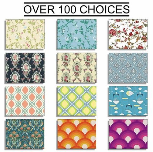 Dolls House Wallpapers, William Morris Teal, Stick On Miniature 1/12 - Picture 11 of 11