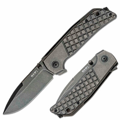 MKM-Maniago Knife Makers Folding 3.23'' BÖHLER M390 Steel Blade Titanium Handles
