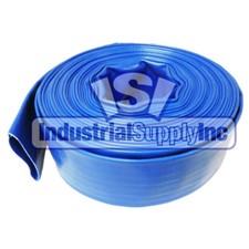 Water Discharge Hose  4"  Blue  Import  25 FT  Without Fittings