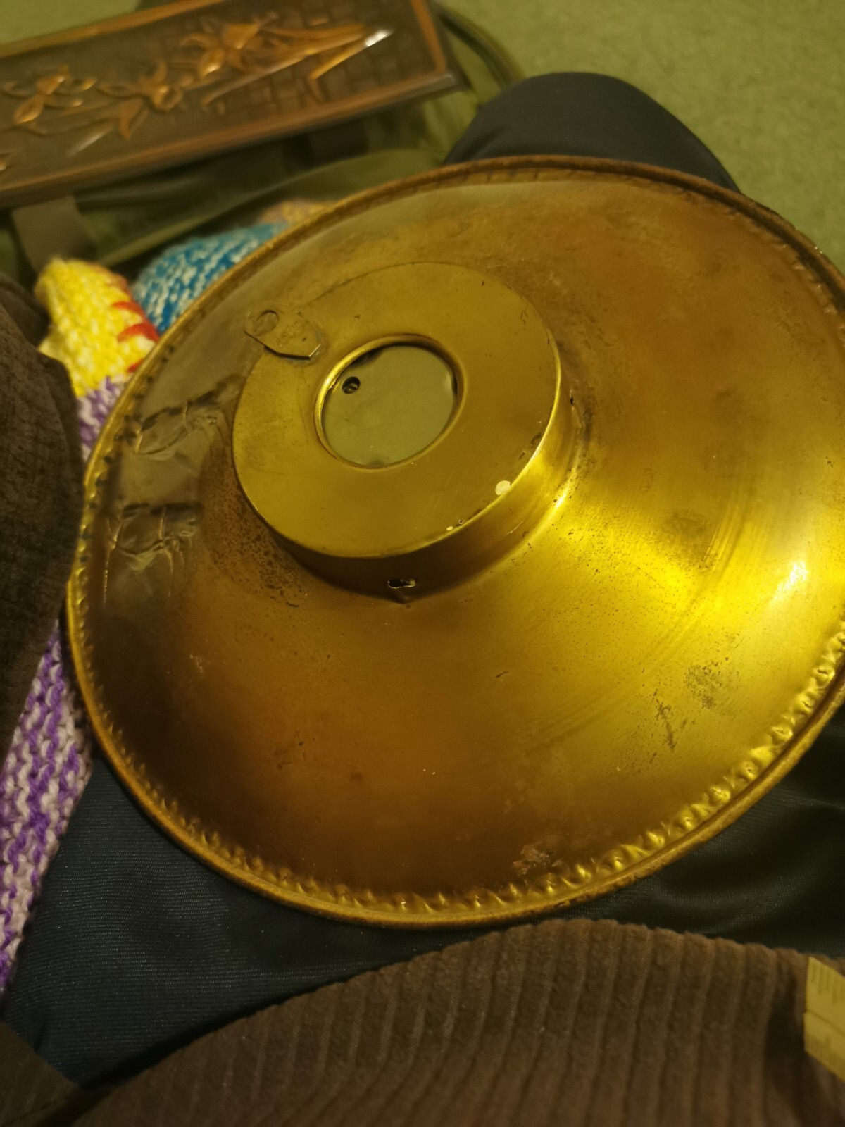 Vintage Brass barometer eBay