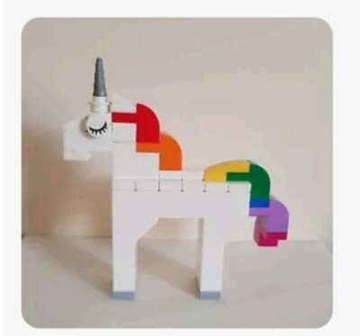 Rainbow Unicorn Pride NHS Fairytale Custom Build All Parts Lego UK