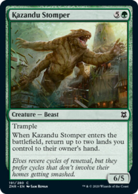 Zendikar Rising - Kazandu Stomper - Foil