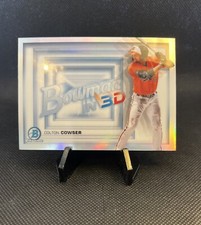 Colton Cowser 2022 Bowman Chrome Baseball Card Bowman in 3D #B3D20
