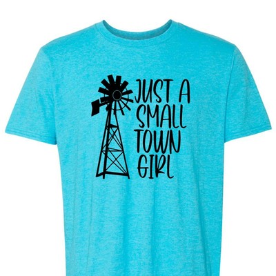 Just a Small Town Girl T-Shirt Unisex Tee Southern Farming Back Home Country
