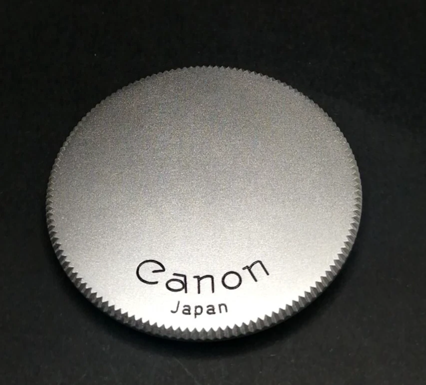 🎦VIDEO👀✨Sin usar✨ Tapa de lente de cuerpo de metal Canon Tornillo Leica plateado L39 de JAPÓN Foto 4 de 4