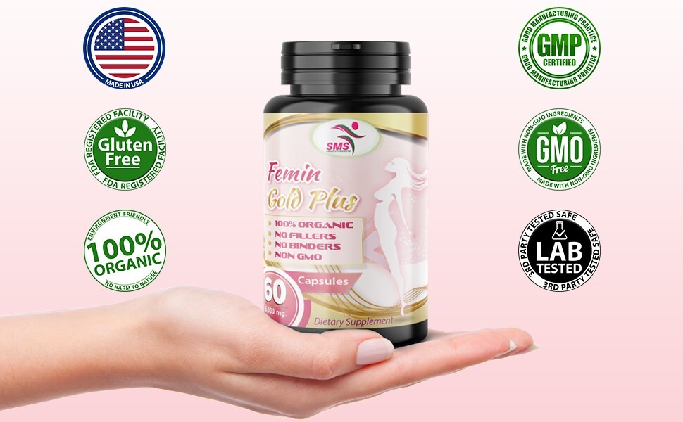 GOLD PLUS PUERARIA MIRIFICA SUPPLEMENT FEMALE ORGANIC CAPSULES BY SMS | eBay