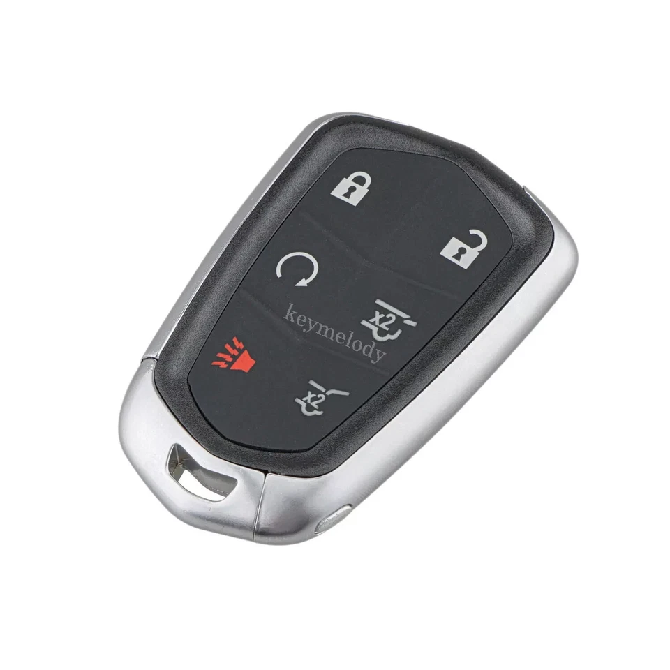 OEM Cadillac Escalade ESV Control Remoto Sin Llave Coche Llavero Estuche Carcasa HYQ2AB 6BTS Foto 3 de 4