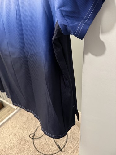 New Koi Lite Reform Ombre Women Scrub Top Ceil and Navy Blue 2XL 2X Slim fit NWT - Picture 10 of 10
