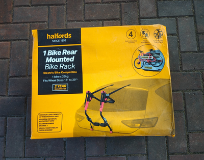 #ad Halfords Rear Mounted Bike Rack for 1 Bicycle GBP 37.69