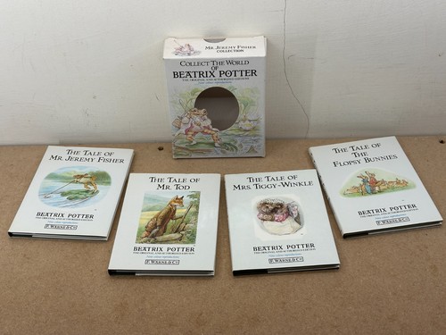 Vintage 1991 Beatrix Potter Mr. Jeremy Fisher Collection – Set of 4 HB Books