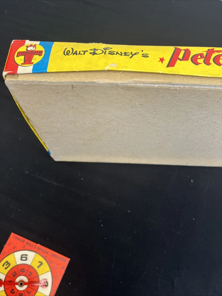 Walt Disney Peter Pan Adventure 1953 tablero de juego completo Foto 3 de 4