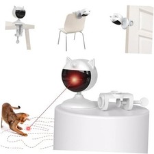 Smart Sensor Cat Laser Toys Interactive, Motion Activated Truly Cream White