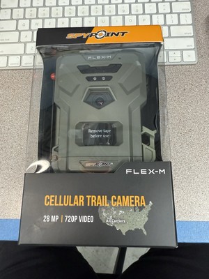 SPYPOINT FLEX-M 28 MP 720P CELLULAR TRAIL CAMERA New