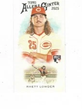 2025 Allen & Ginter 1889 N222 Mini #N222-26 Rhett Lowder ROOKIE CARD Ci ID:64788