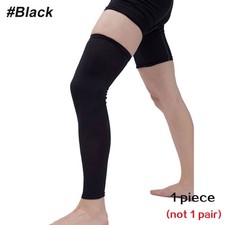 Compression Leg Warmers Calf Sleeves Knee Brace Support Cycling Basketball Socks