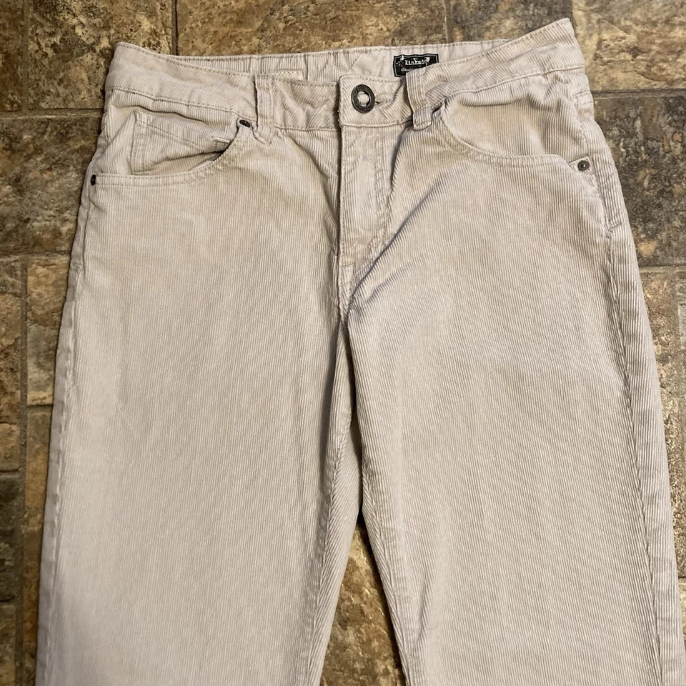 Volcom Corduroy Kinkade Pants Size 30x30 White Classic Straight Leg Cotton - Image 2 of 4