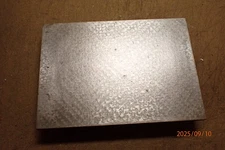 VINTAGE SMALL MACHINIST IRON SURFACE PLATE W/  SCRAPED WORK SURFACE