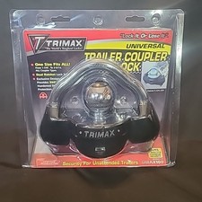 Trimax Umax100 Premium Universal Trailer Coupler Lock. Heavy Duty