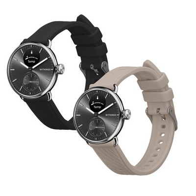 2x Uhrenarmband für Withings Scanwatch Light 37mm Withings Scanwatch 2 38mm
