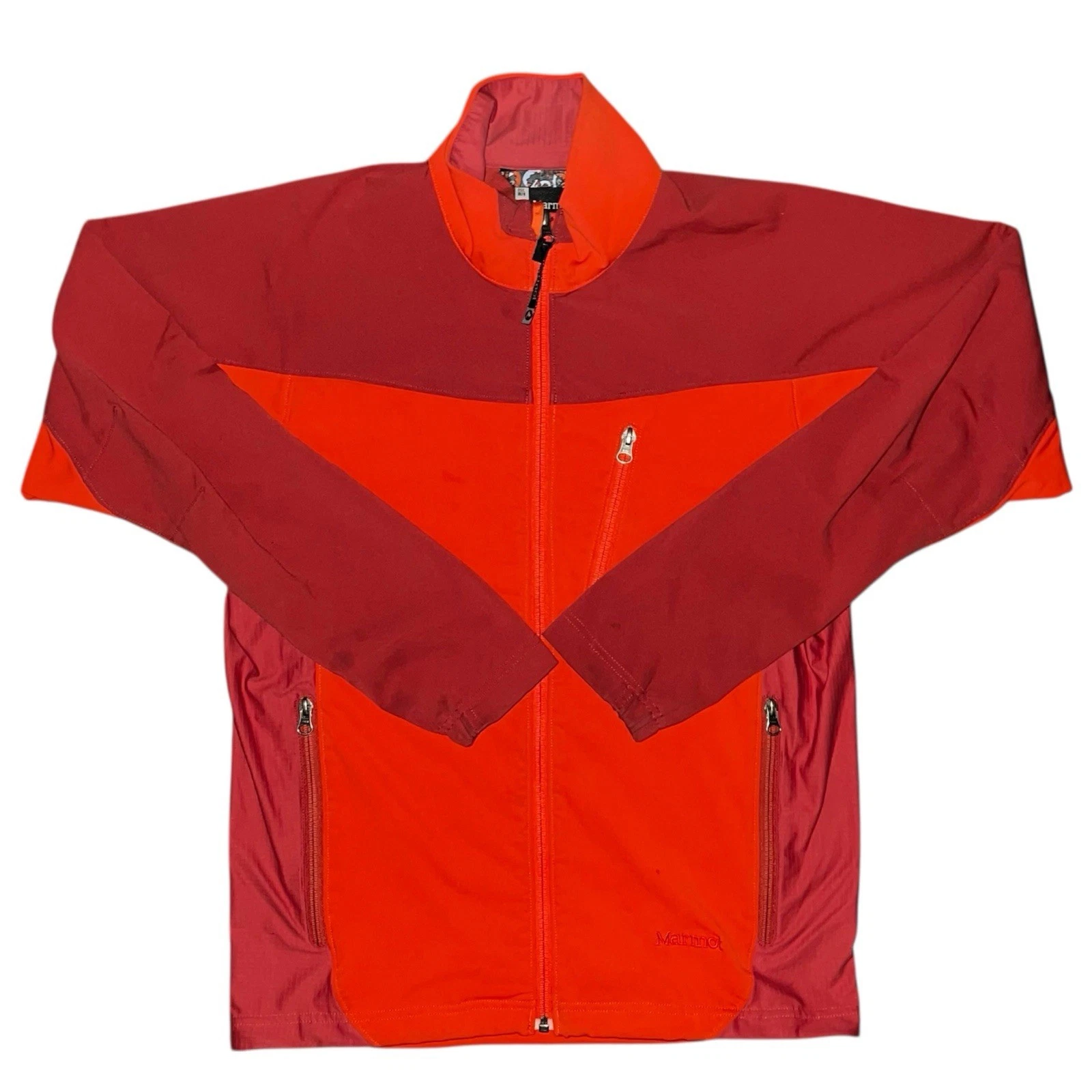Mens Marmot Orange M3 Estes Softshell Outdoors Cooorblock Tonal Jacket Small