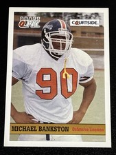 Football 1992 Courtside Michael Bankston Sam Houston State Defensive Lineman #11