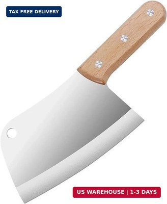 Small Professional Cleaver Chef Knife, High Strength Stainless Steel 5.8 Inch Sh