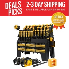 Versatile 140-Piece Magnetic Tool Set with Hex Keys & Demagnetizer - Men’s Gift