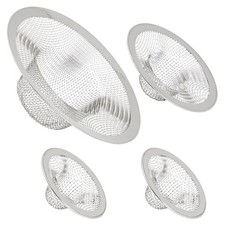 4-Pack Stainless Steel Kitchen Sink Drain Strainer and Mesh Screen Drainer